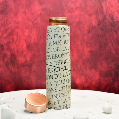 Mayii - French vocabulary-inspired copper bottle