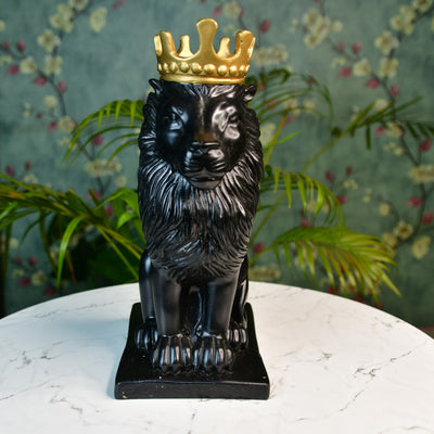 Mayii Black Lion Showpiece