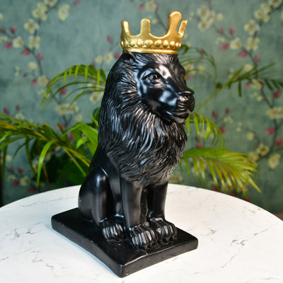Mayii Black Lion Showpiece