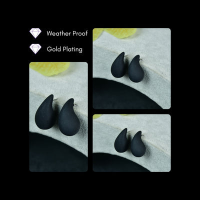 MAYII Black CCB Tera Drop Earrings-One Size image 4