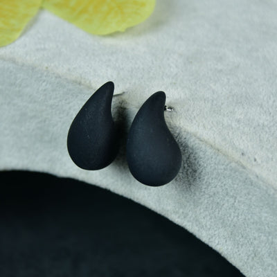 MAYII Black CCB Tera Drop Earrings-One Size