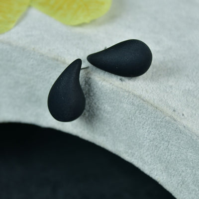 MAYII Black CCB Tera Drop Earrings-One Size