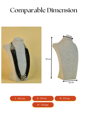 Mayii German Silver Necklace: Handcrafted Three-Strand Design image 4