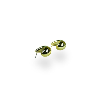 Mayii Golden Teardrop Crescent Round CCB Earrings – One Size image 4