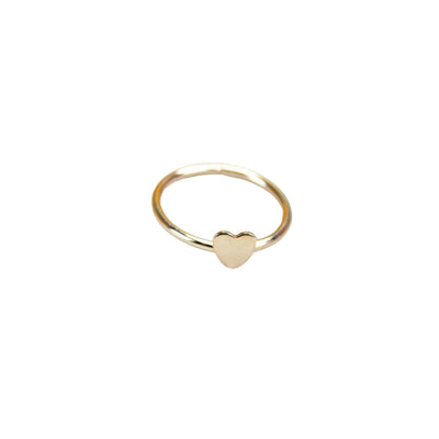 MAYII - Rose Gold Heart Ring Stainless Steel - One Size image 4