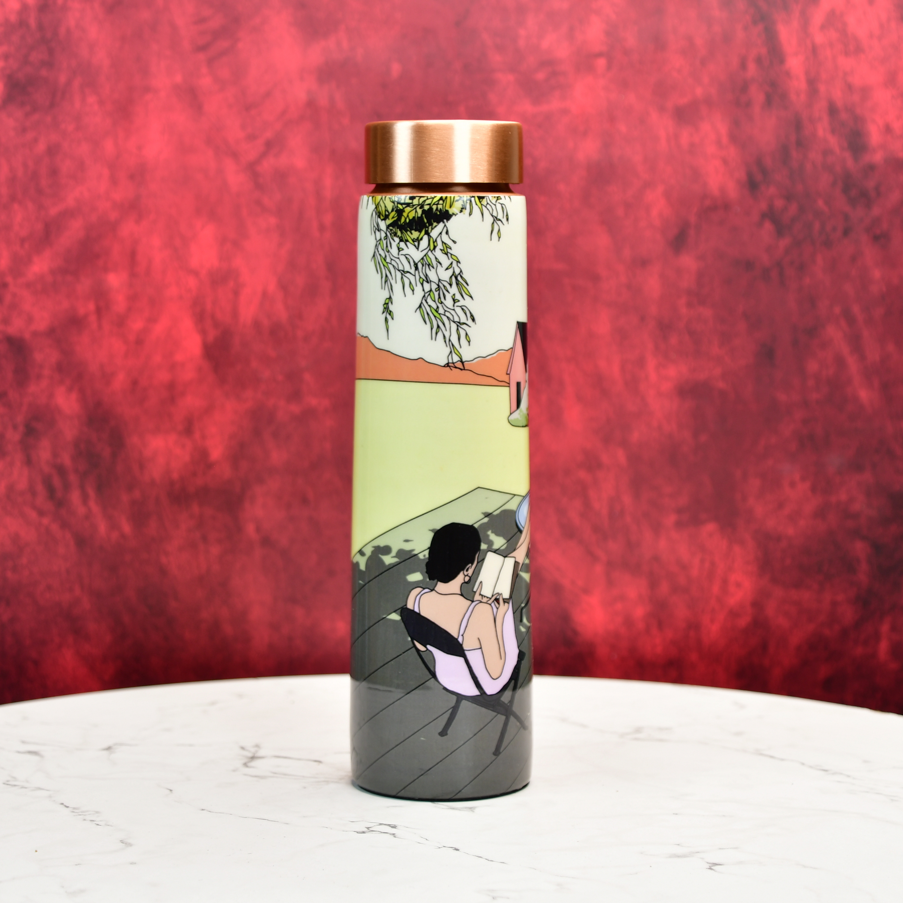 Mayii - Outdoor lawn-inspired stylish copper bottle