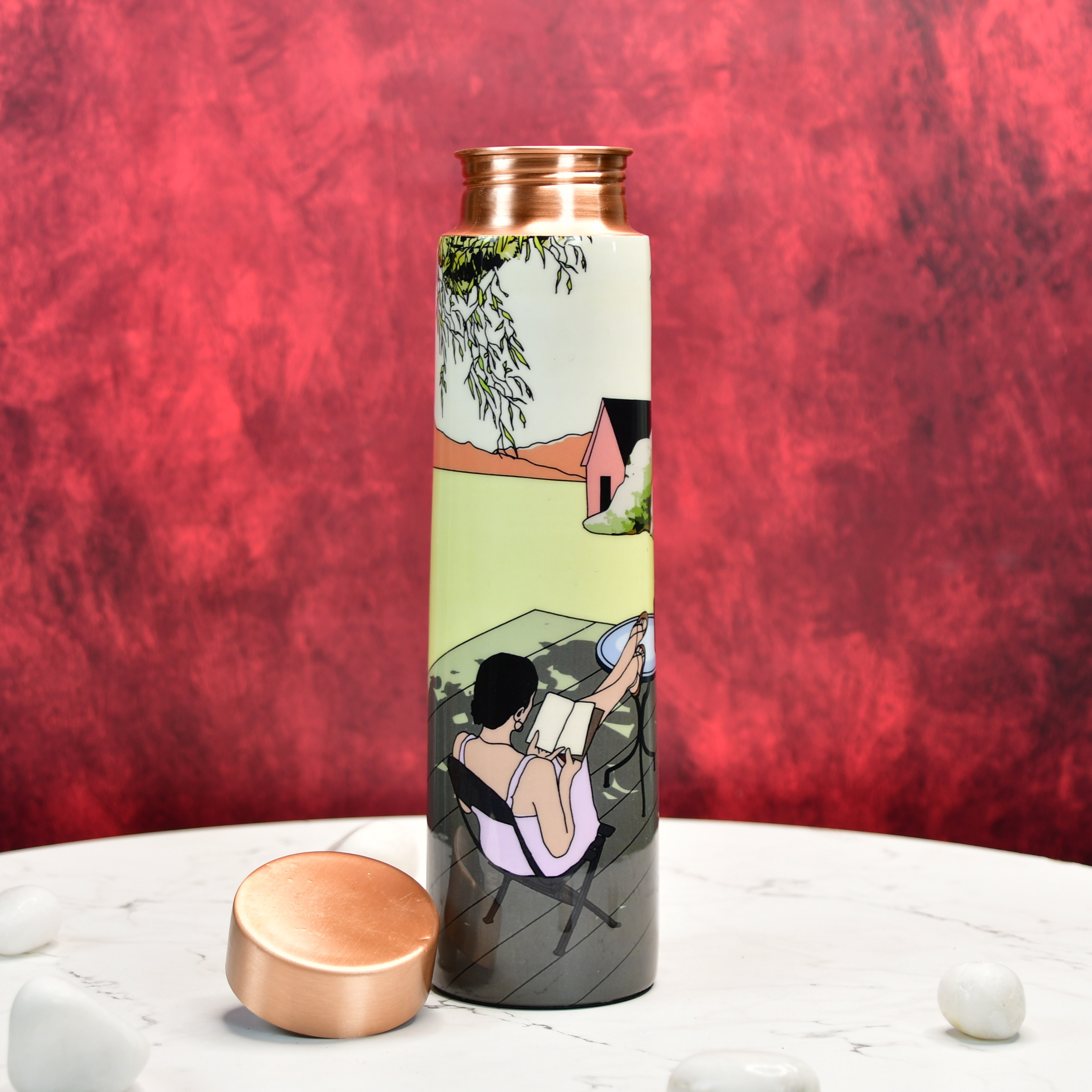 Mayii - Outdoor lawn-inspired stylish copper bottle