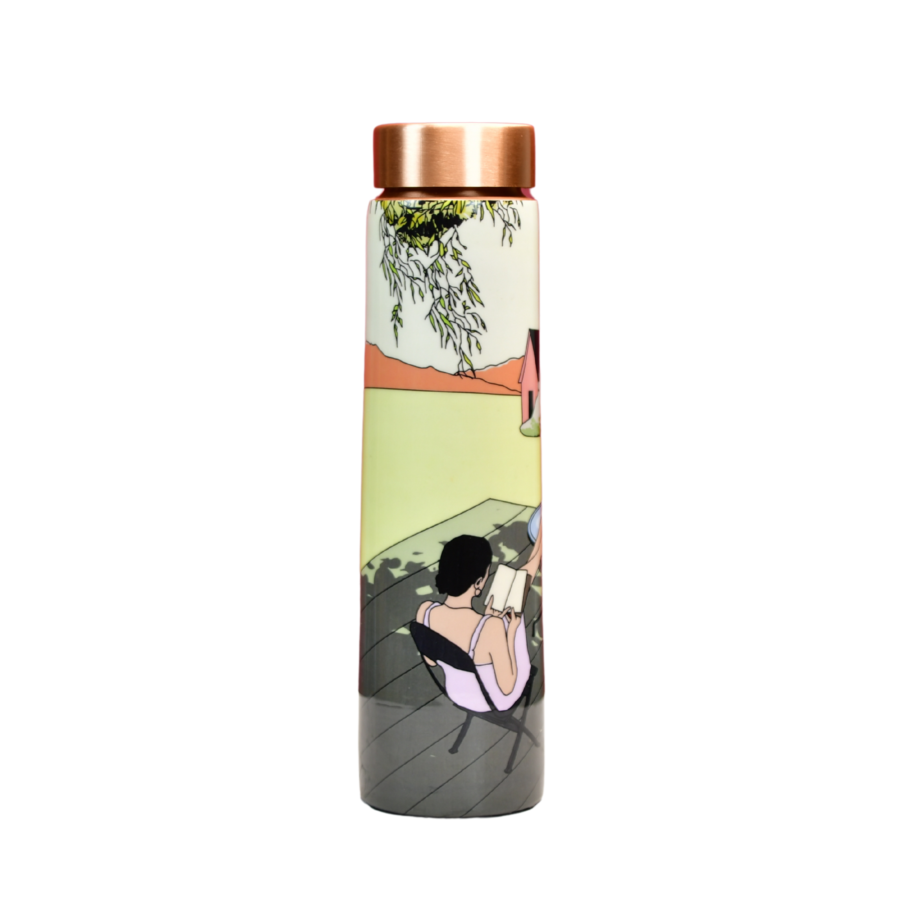 Mayii - Outdoor lawn-inspired stylish copper bottle