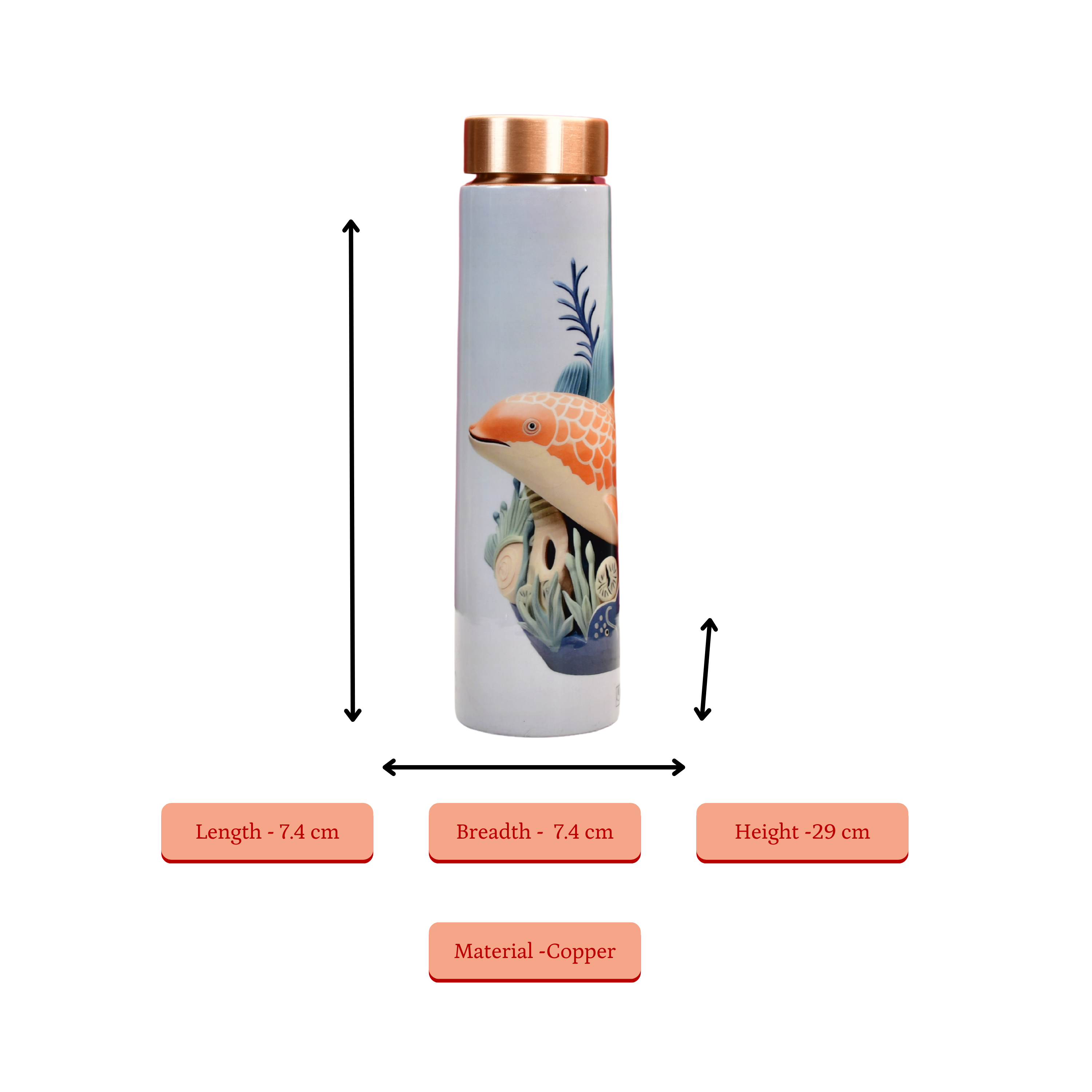 Mayii Aqua Mystique Copper Bottle