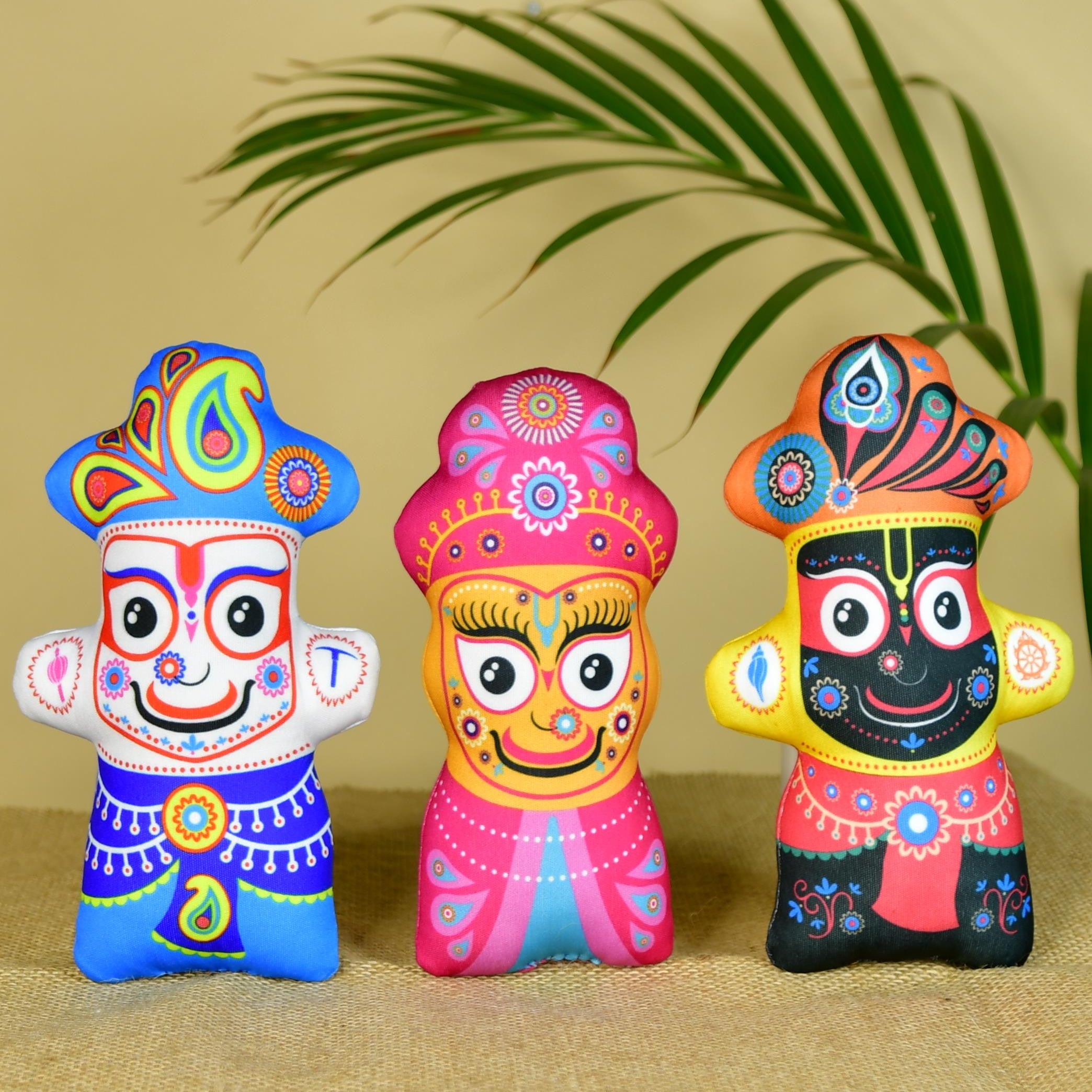 Mayii Stitched Cotton Jagannath Trio