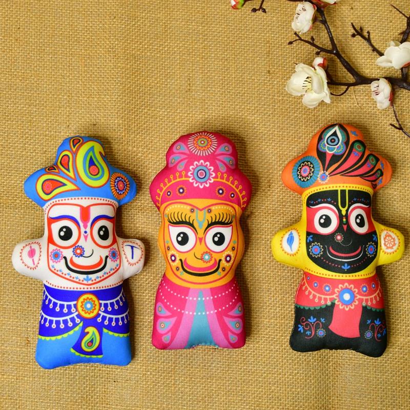 Mayii Stitched Cotton Jagannath Trio
