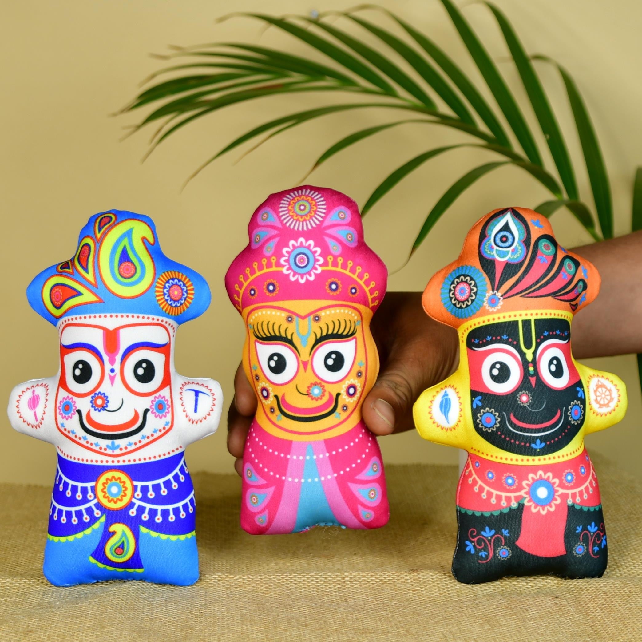Mayii Stitched Cotton Jagannath Trio