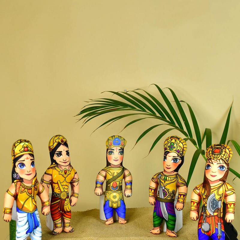 Mayii Stitched Cotton Panch Pandava
