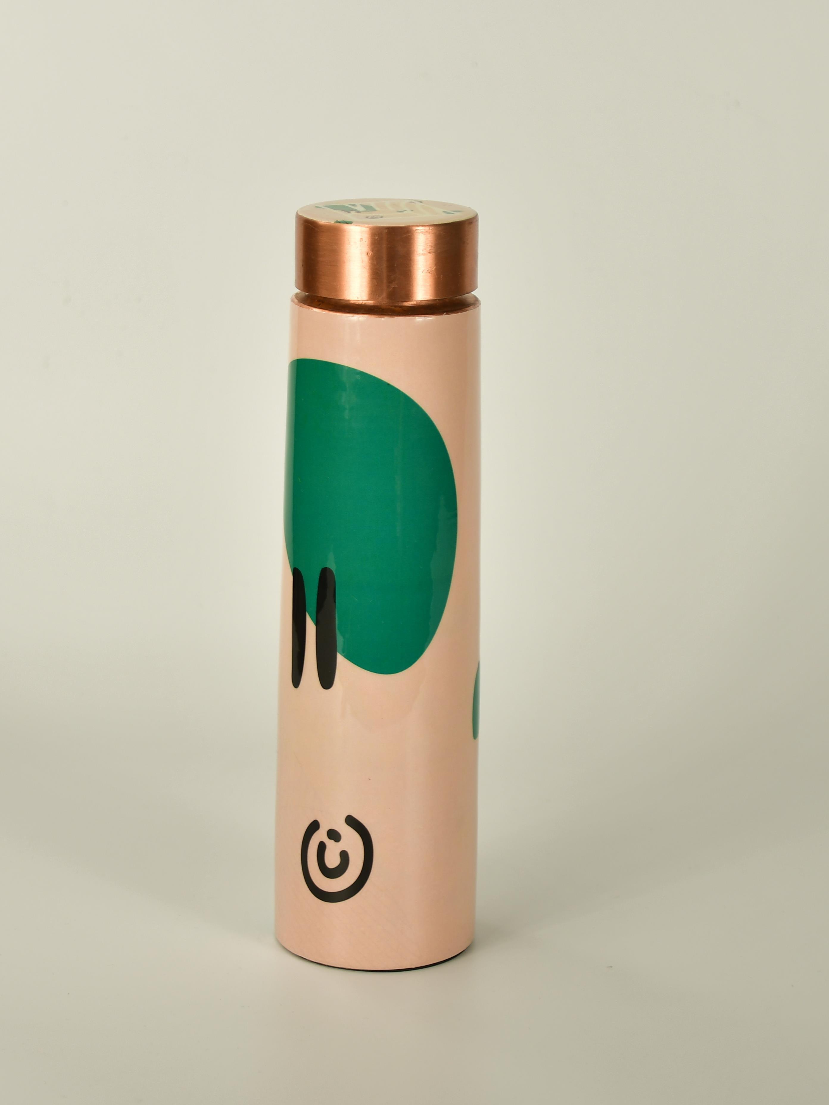 Mayii - Trendy copper bottle sporting abstract designs - Mayii