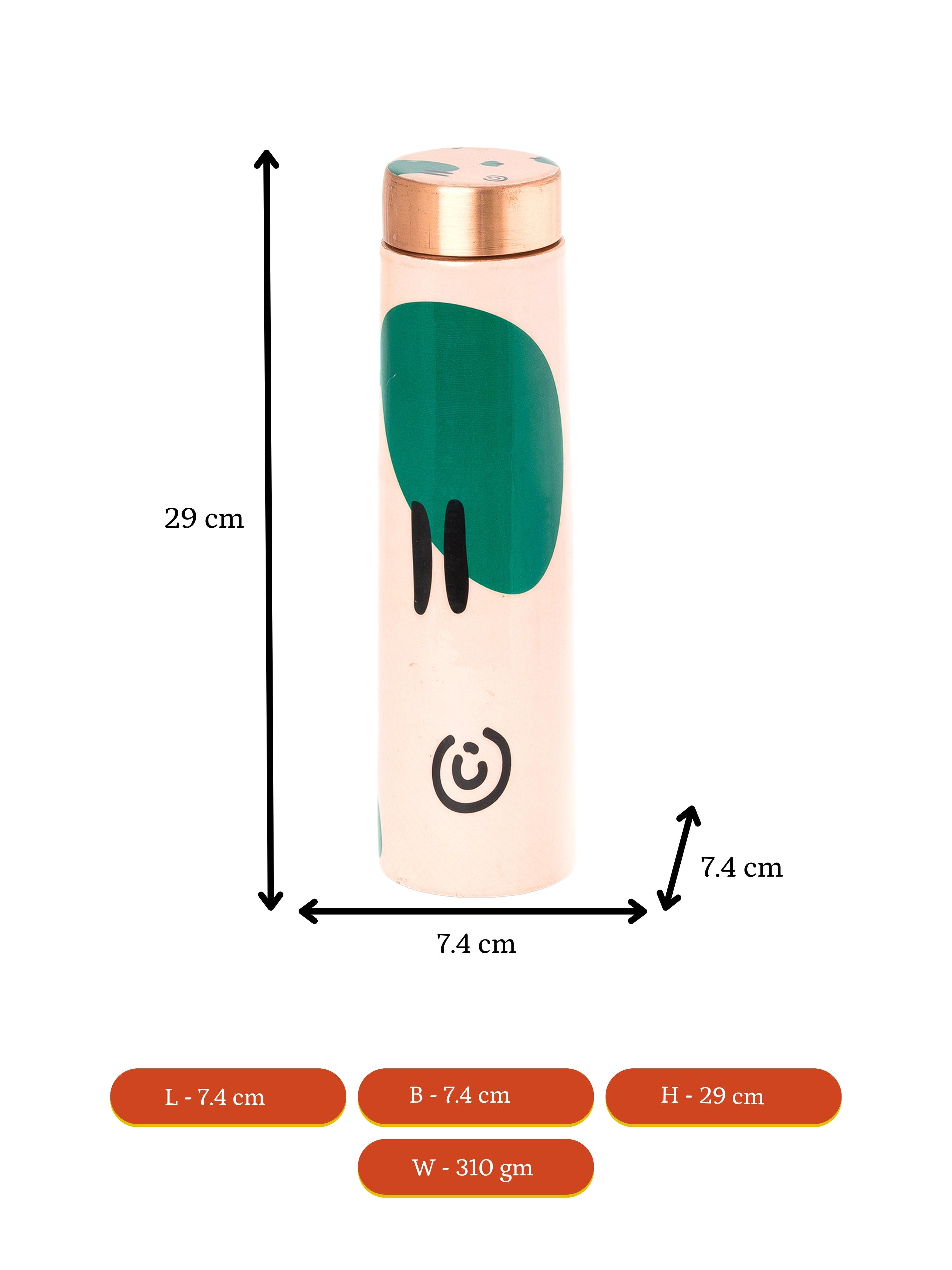 Mayii - Trendy copper bottle sporting abstract designs - Mayii