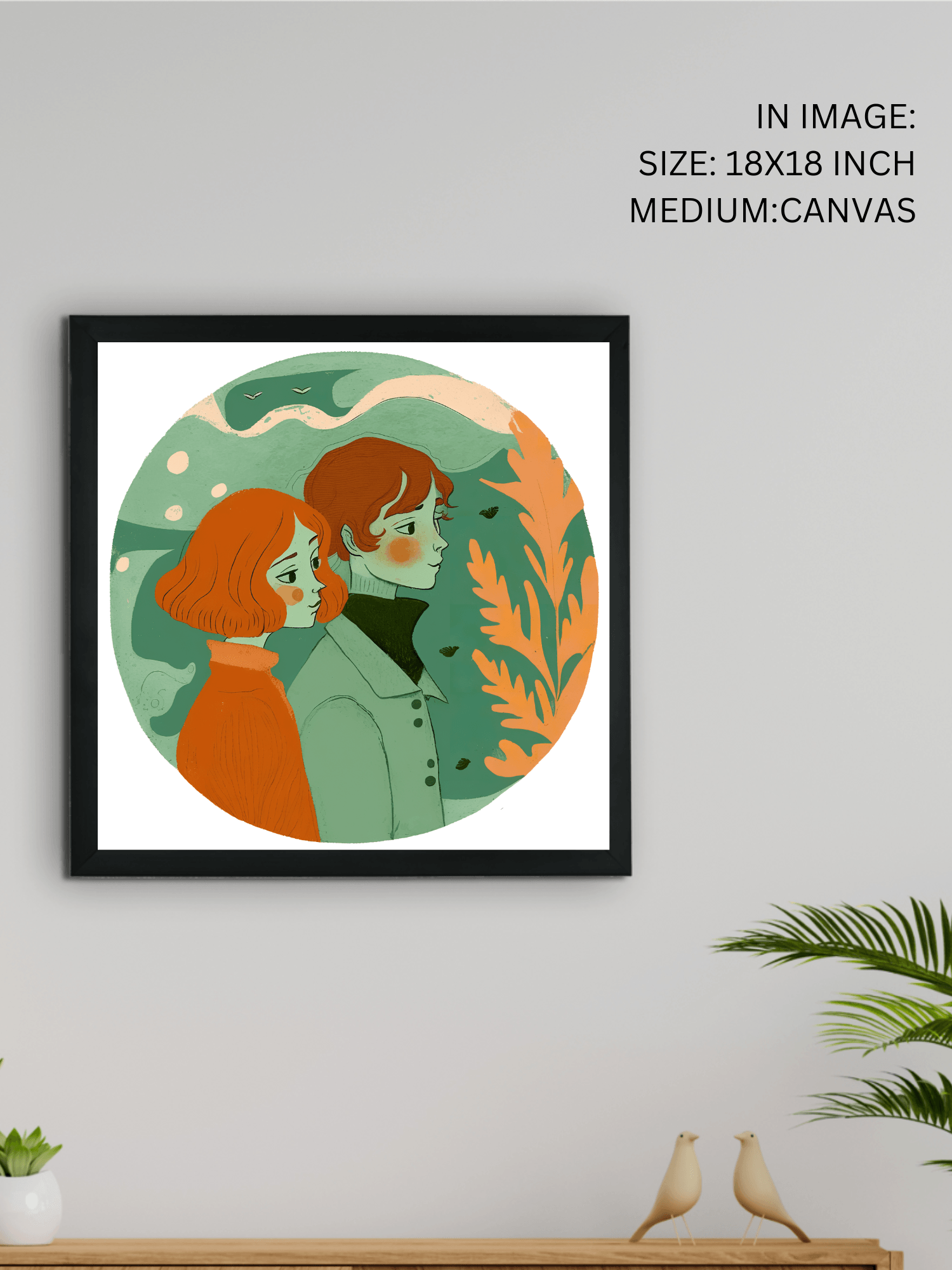 Personalized Canvas Print Square - Mayii