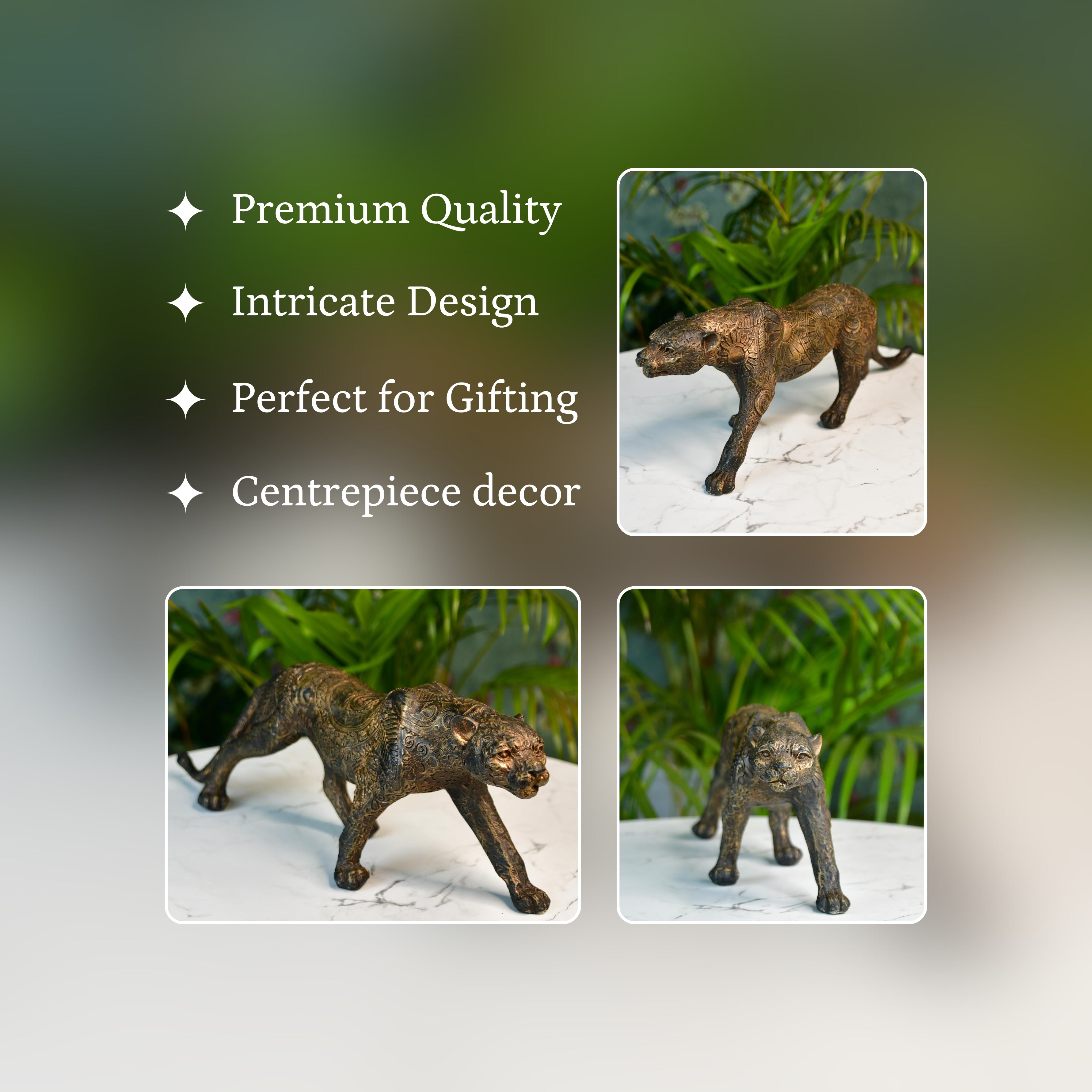 Mayii Resin Panther Decor