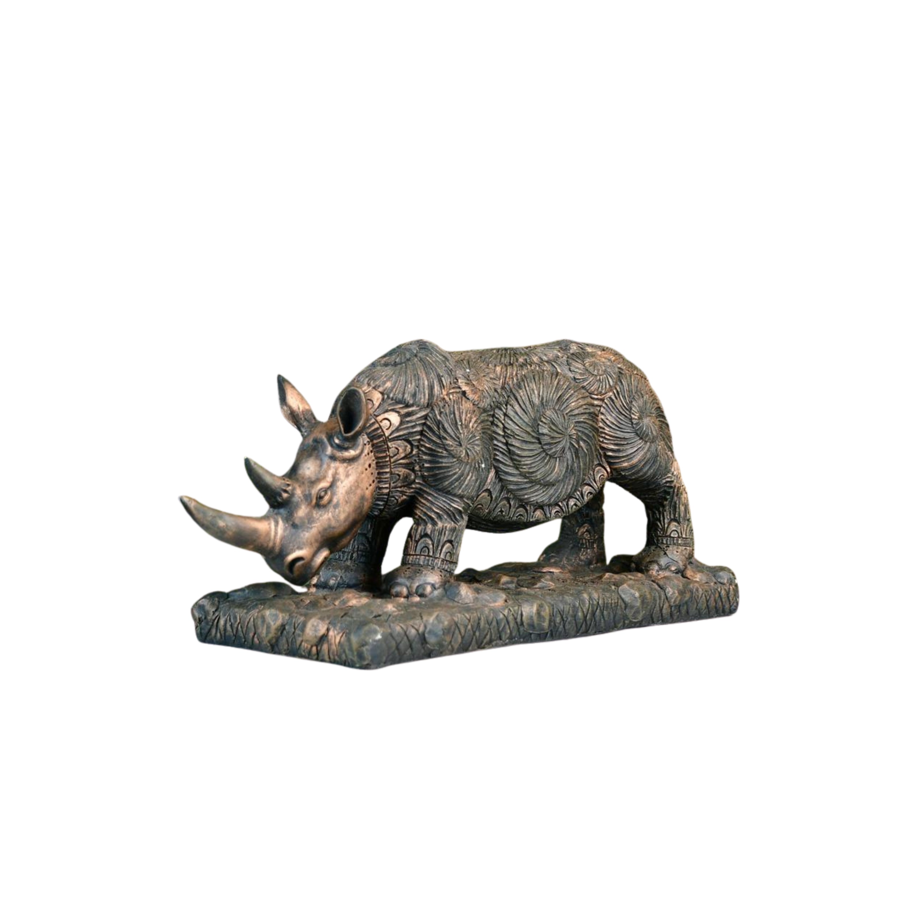 Mayii Resin Rhino Decor
