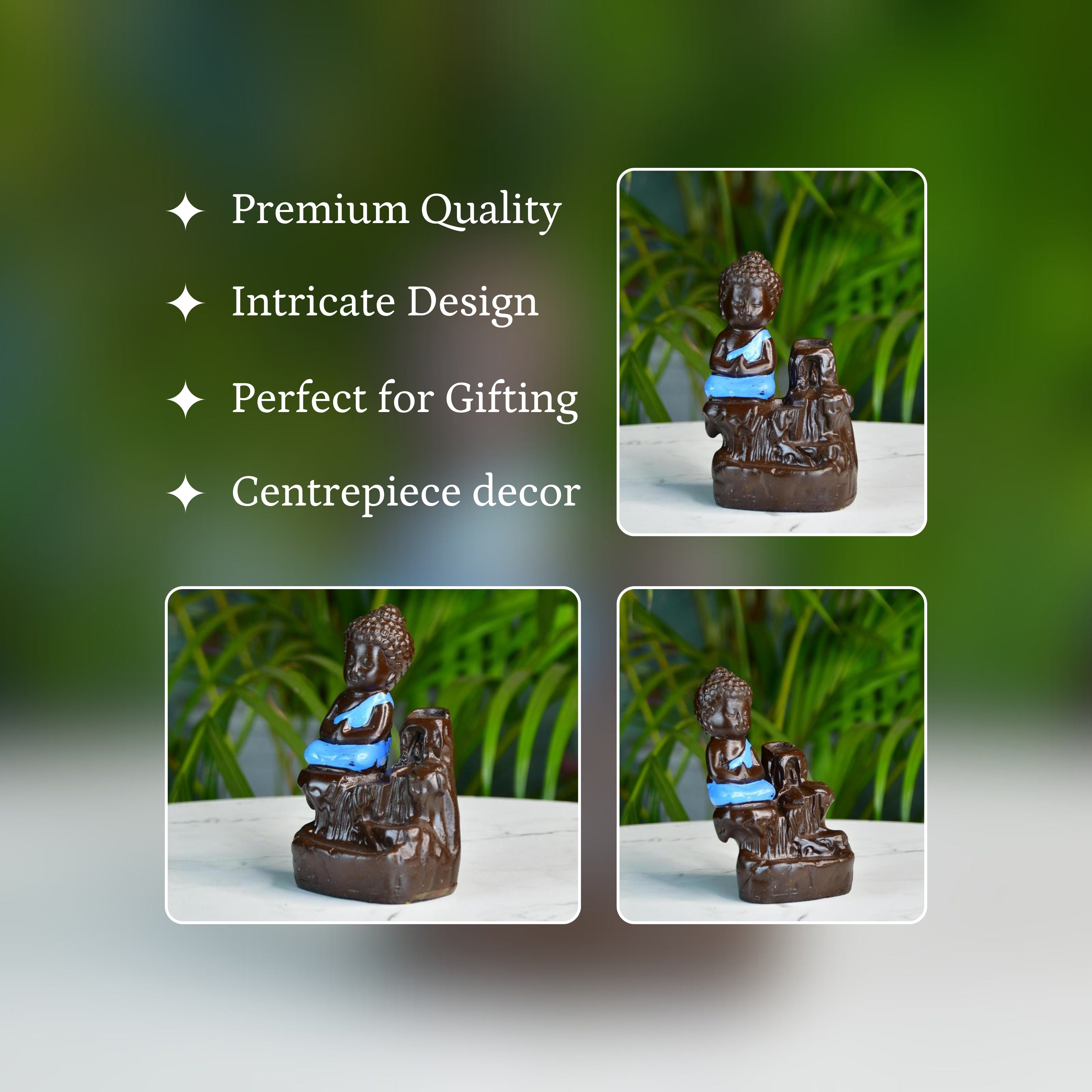 Mayii Blue Buddha Smoke Decor