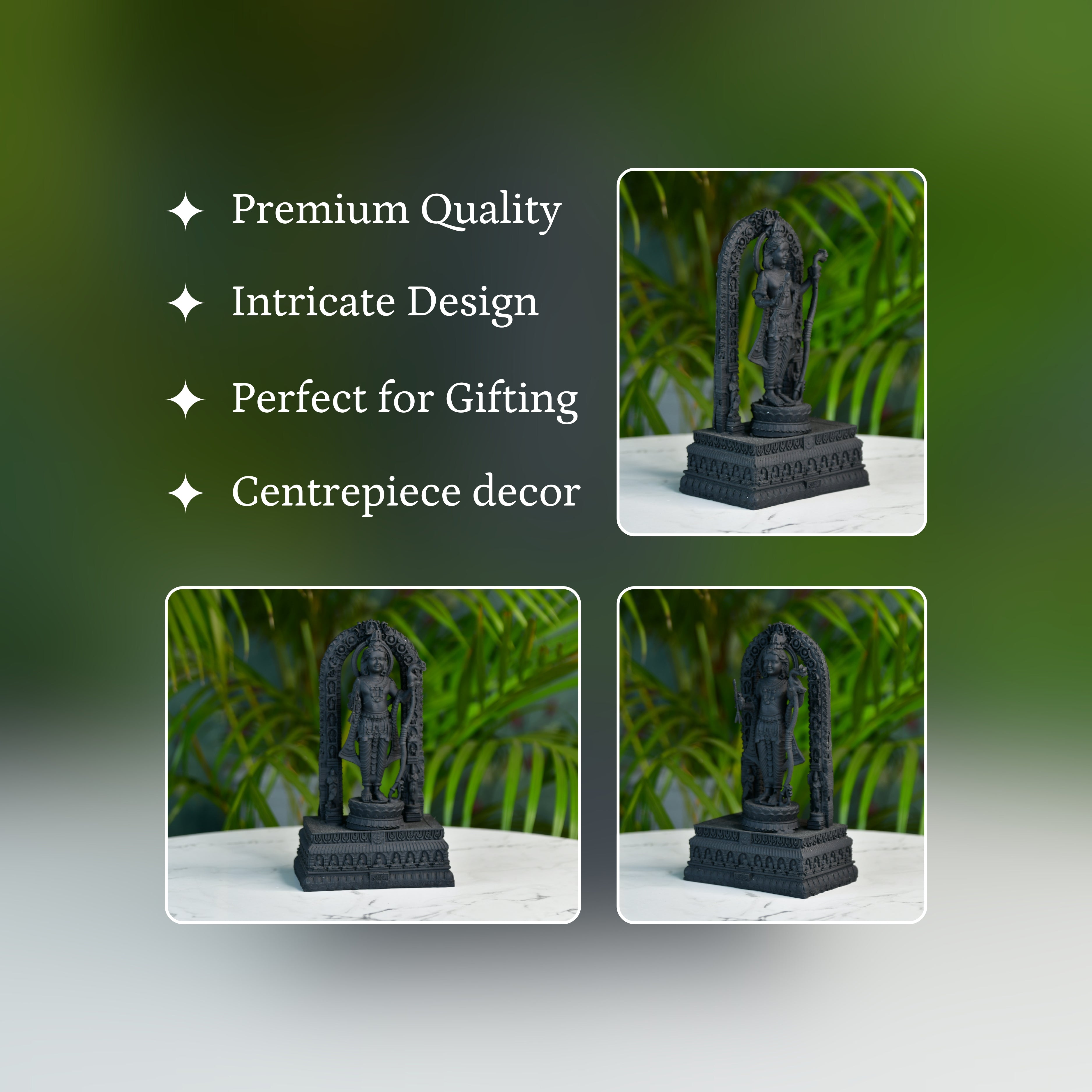 Mayii Resin Ram Lalla Statue