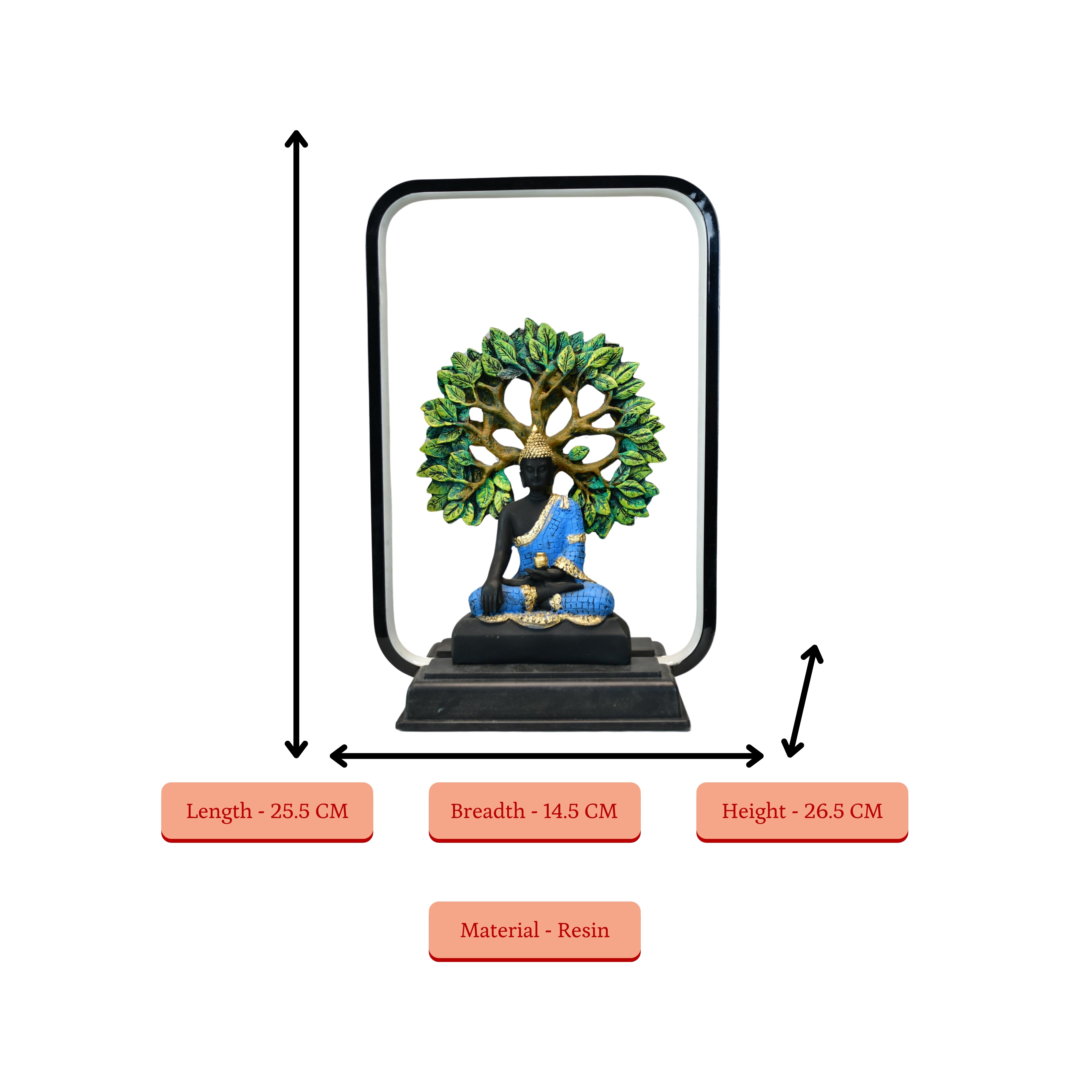 Mayii LED Buddha Bodhi Tree Figurine