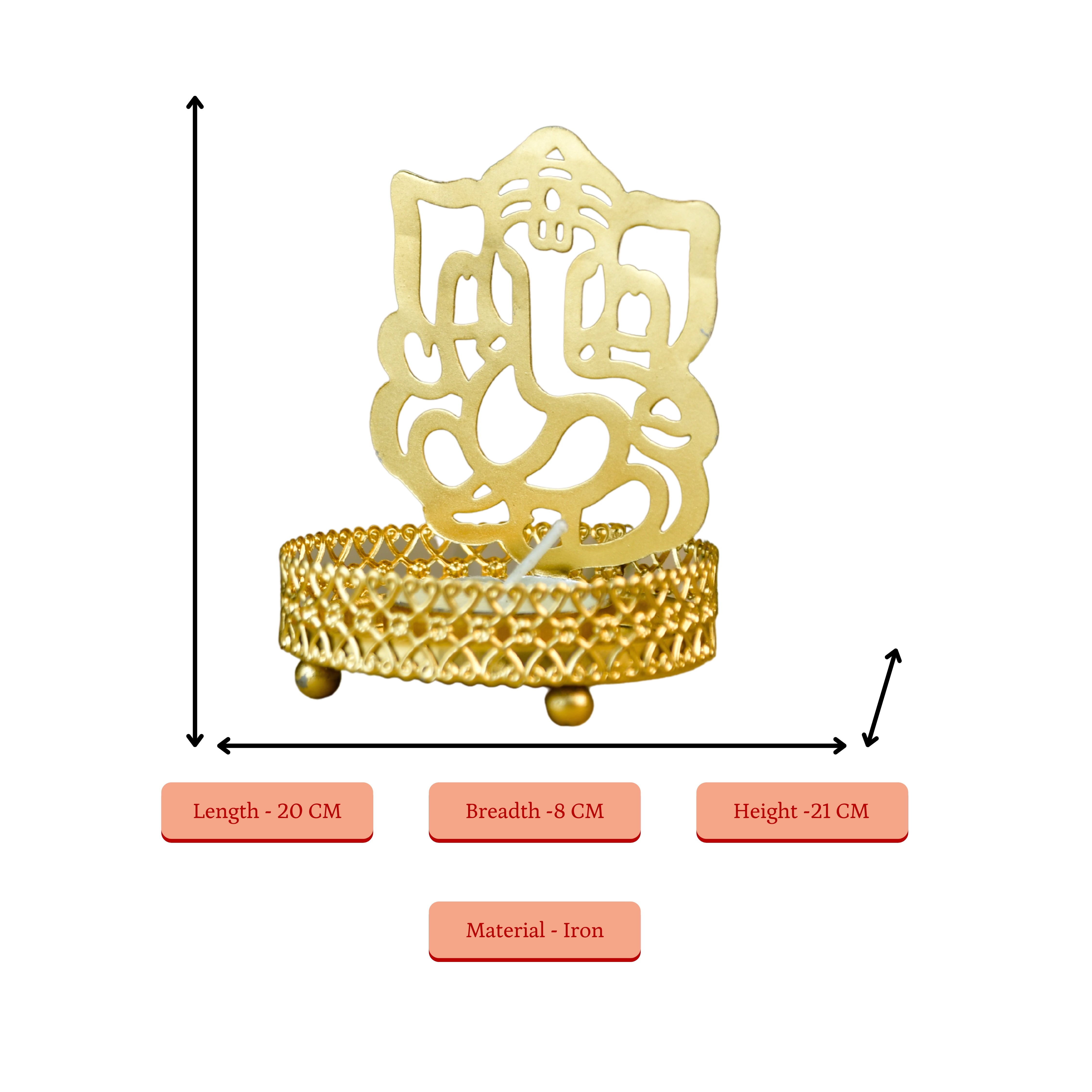 Ganesh Shadow Art Décor – Exclusive Divine Accent by Mayii