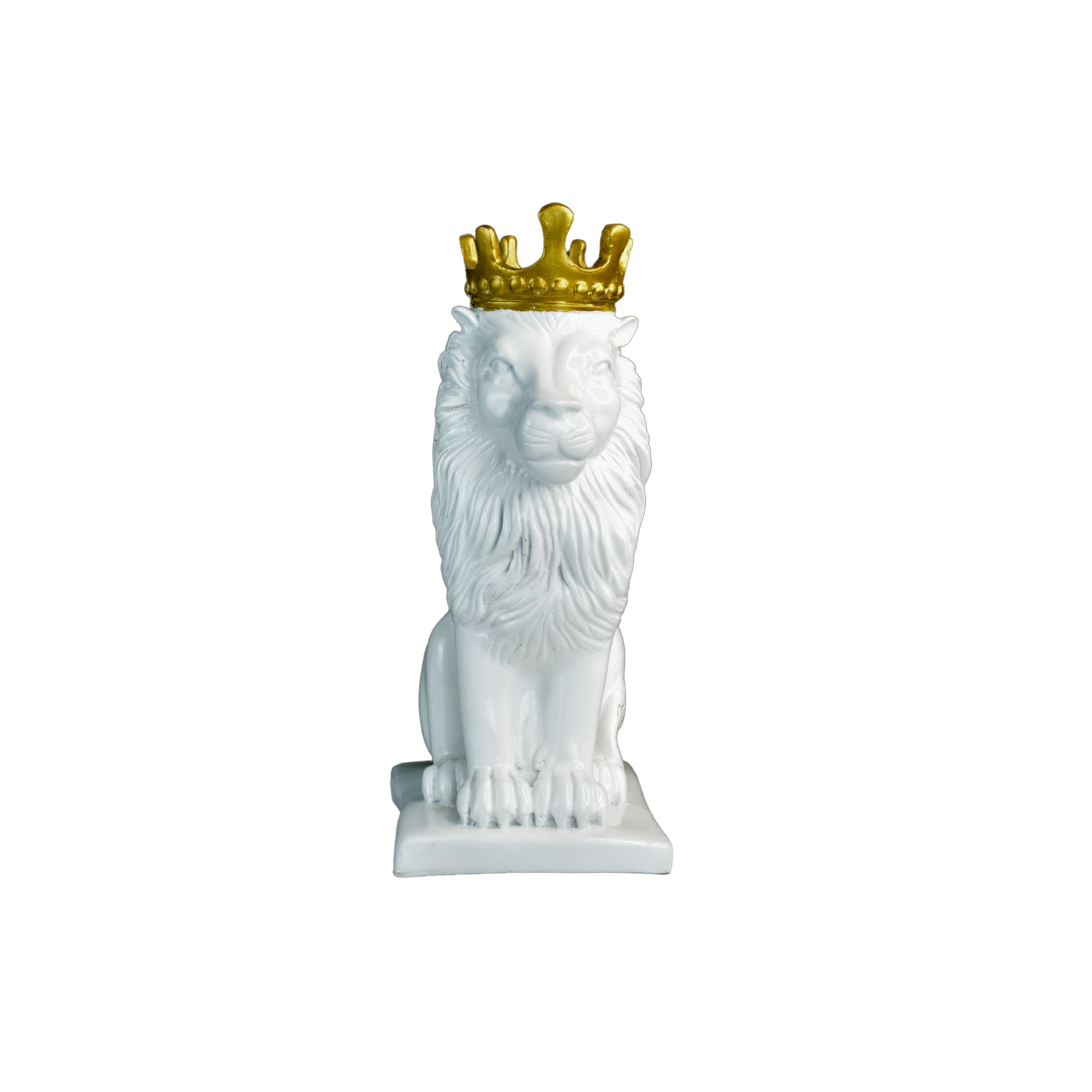 Mayii White Lion Showpiece