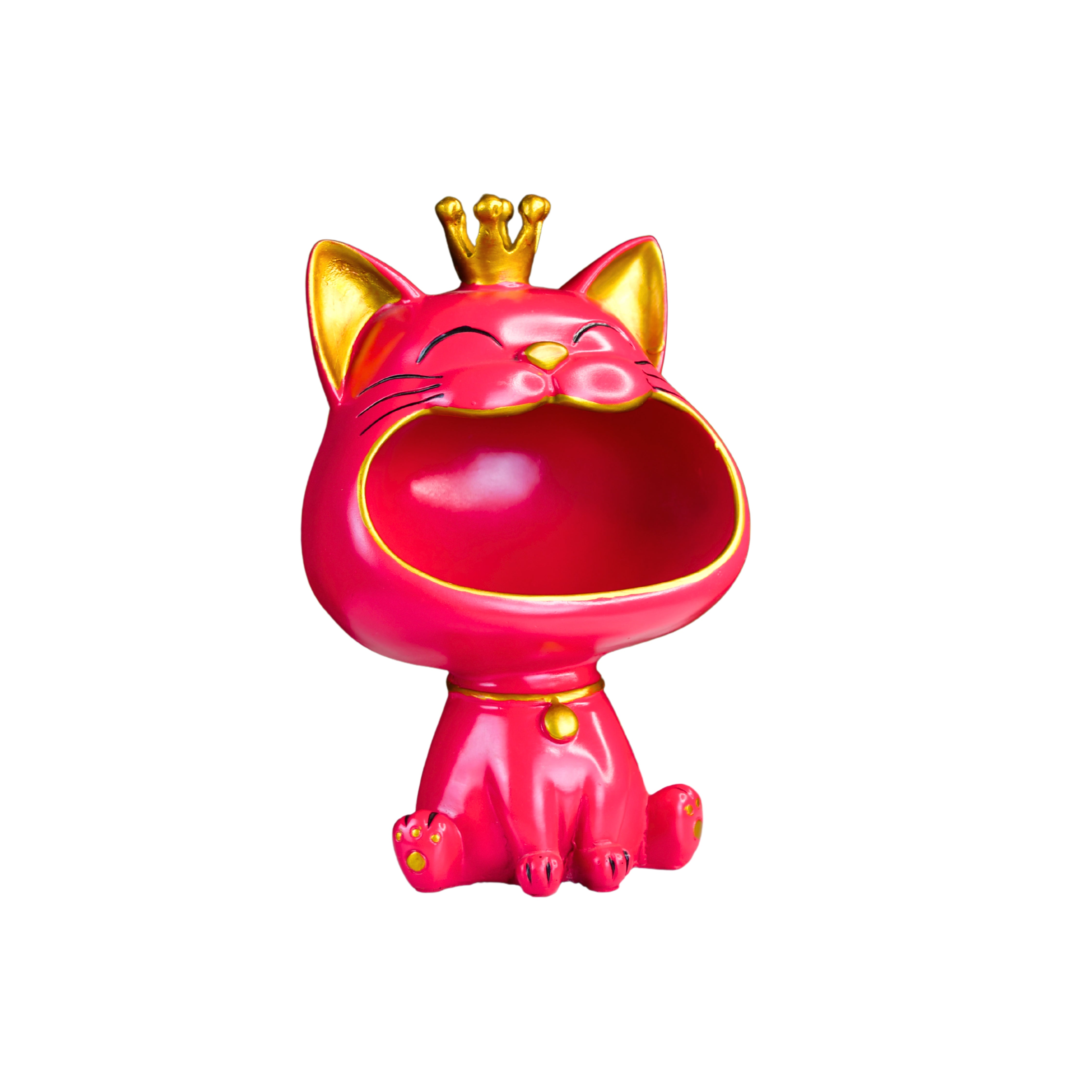 Mayii Moulded Resin Cat Holder