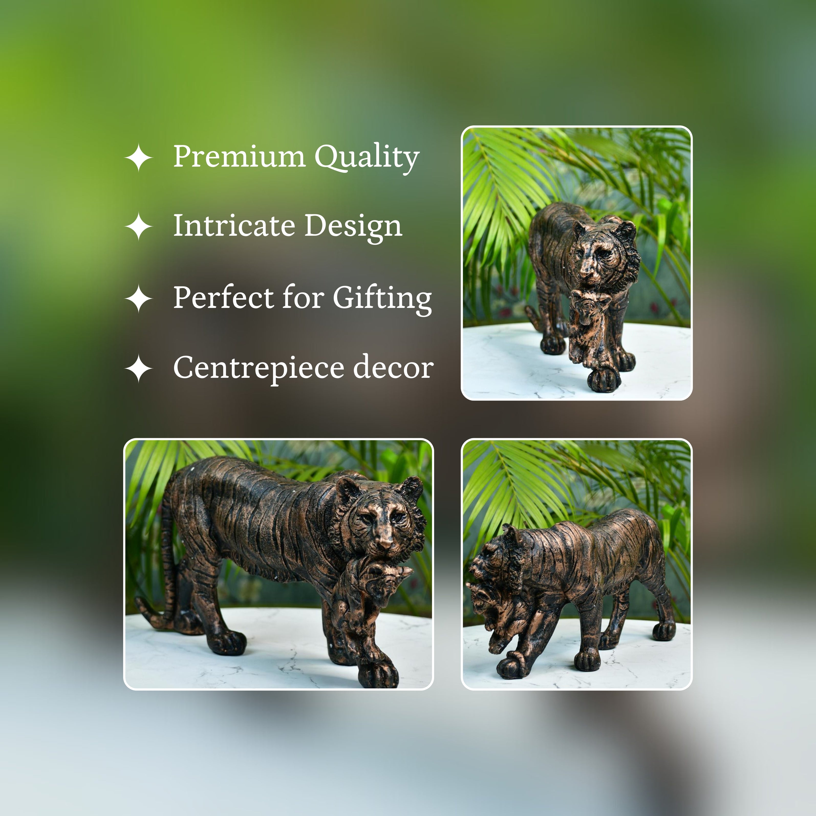 Mayii Resin Tiger Decor
