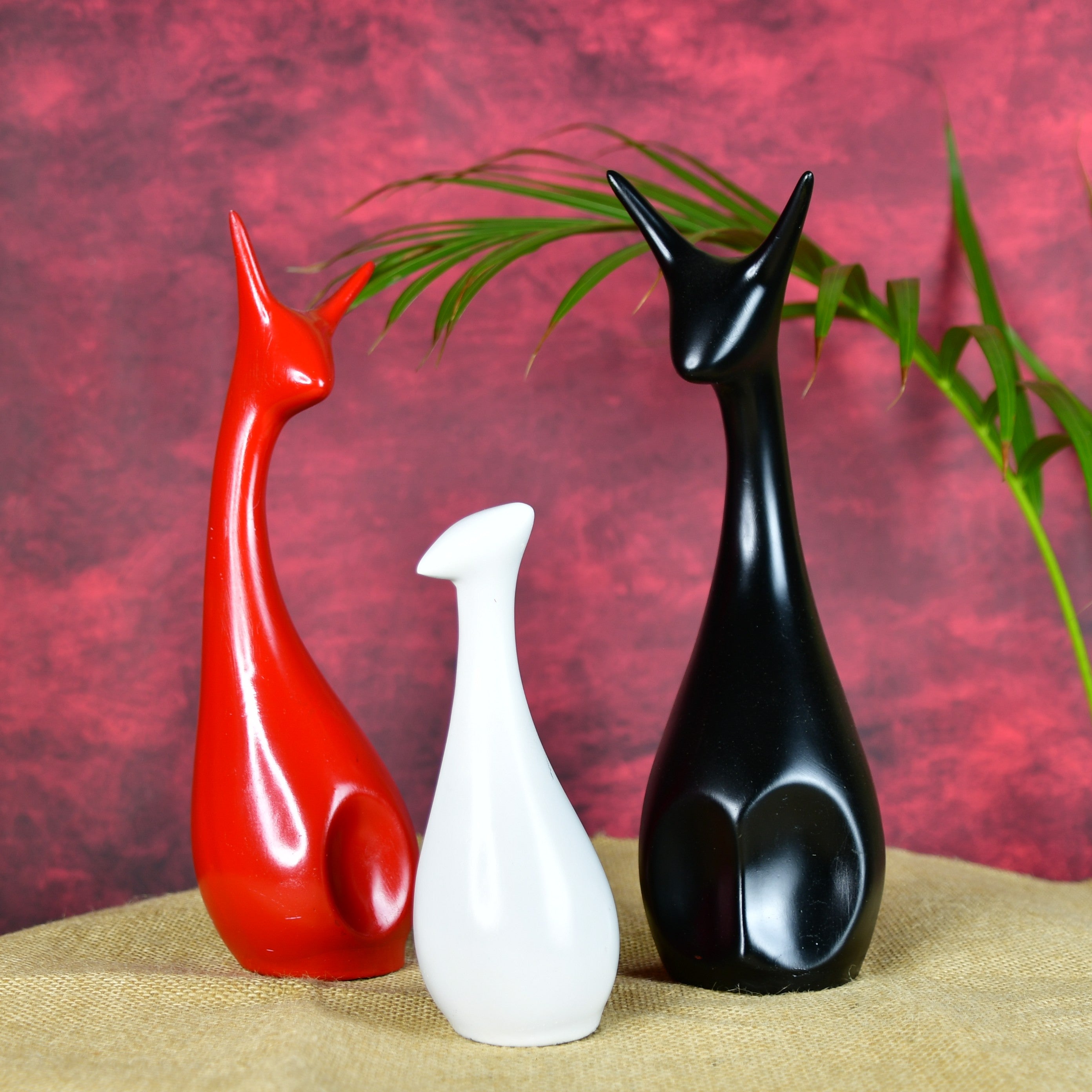 Mayii Resin Cat Trio