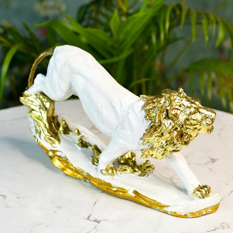 Mayii Resin Leaping Lion