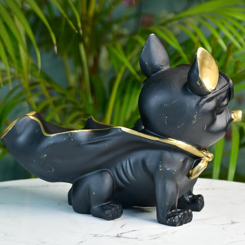 Mayii Resin Caped Dog Showpiece