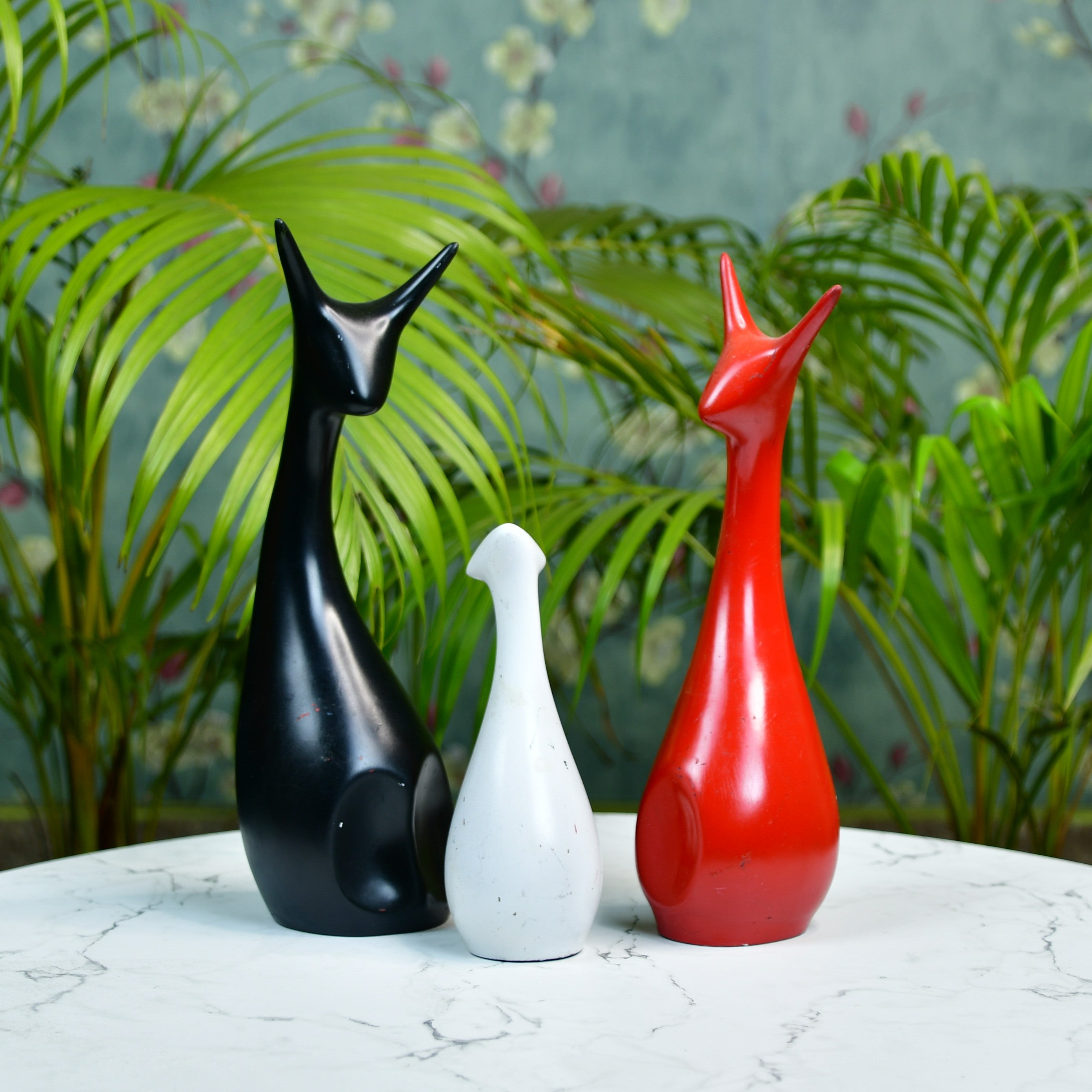 Mayii Resin Cat Trio
