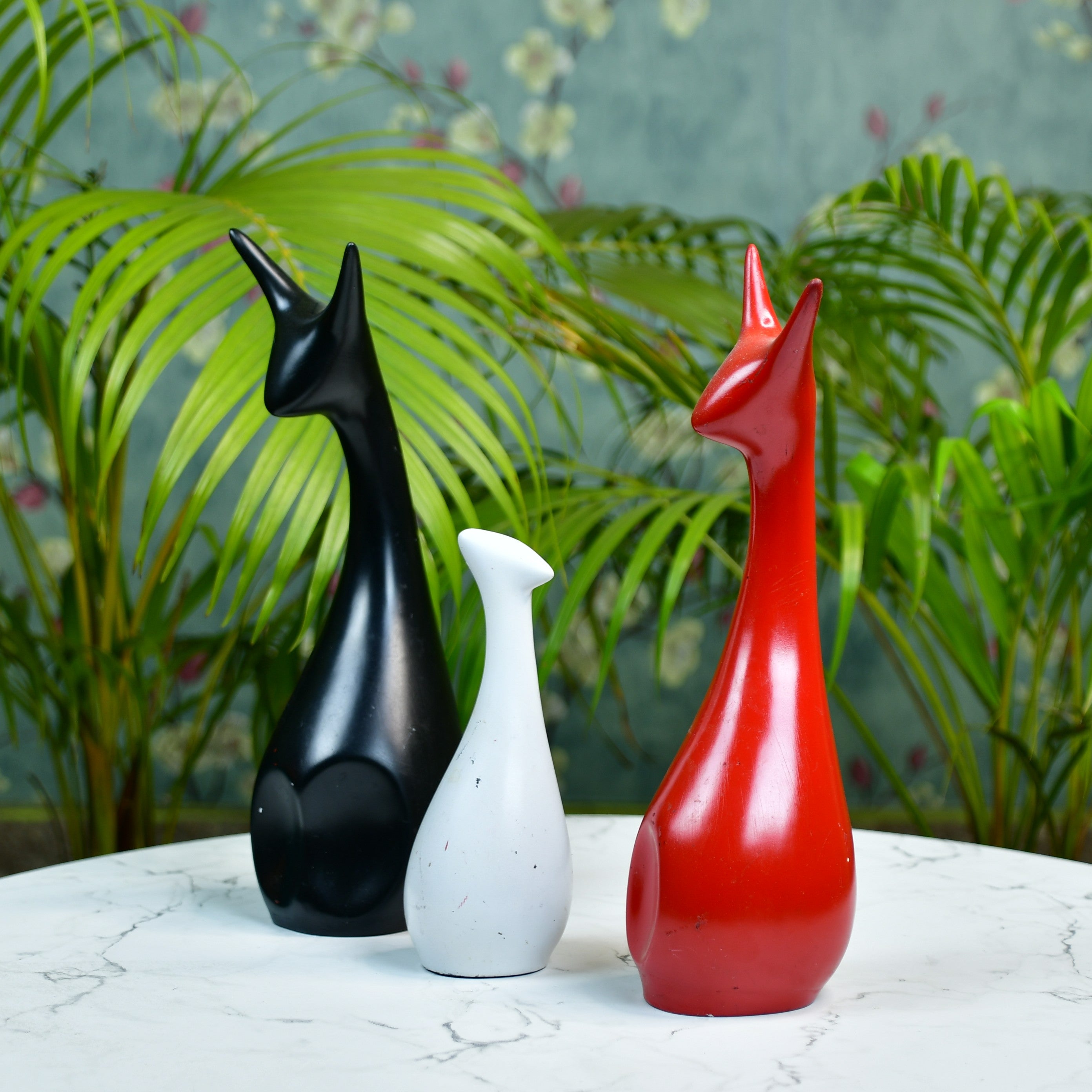 Mayii Resin Cat Trio