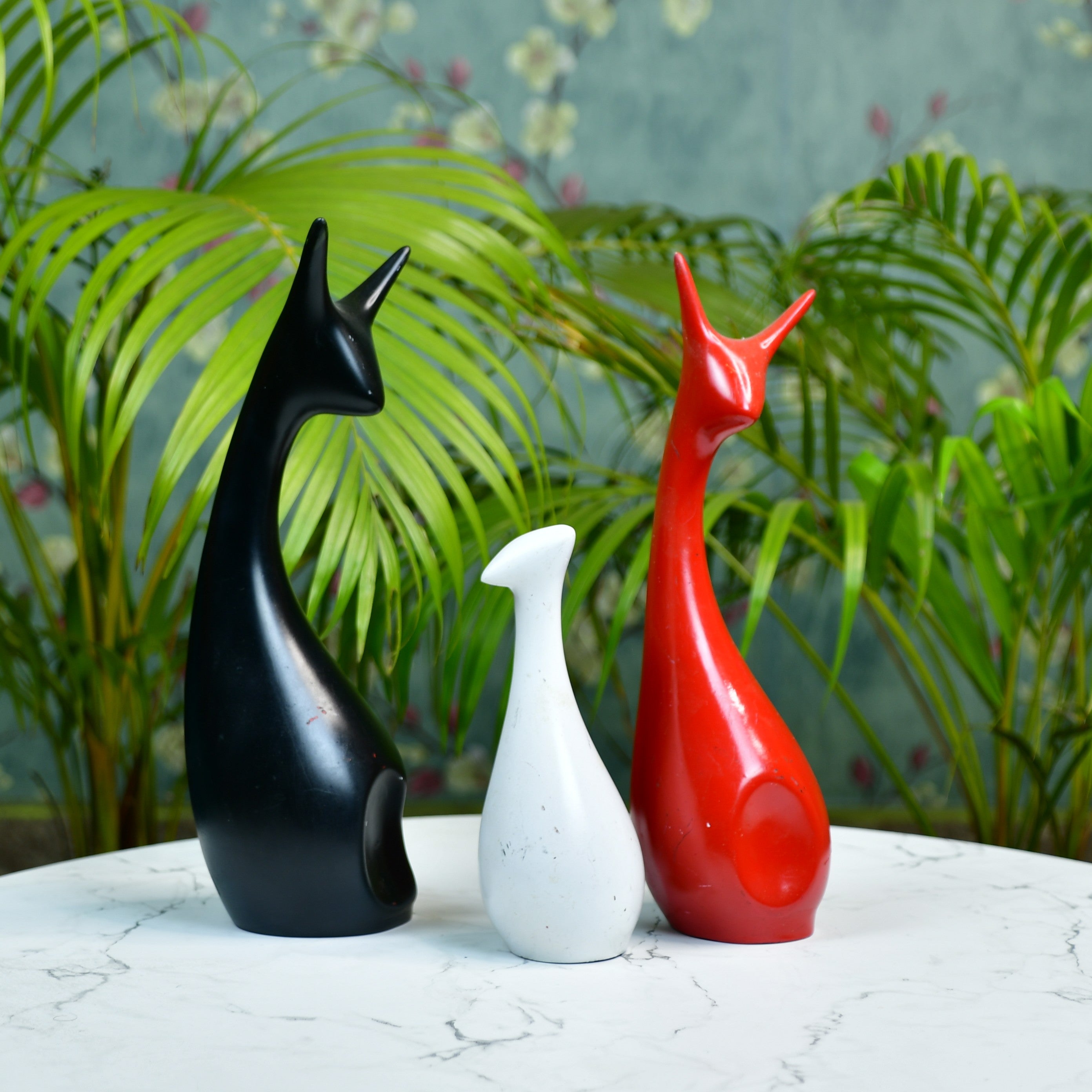 Mayii Resin Cat Trio