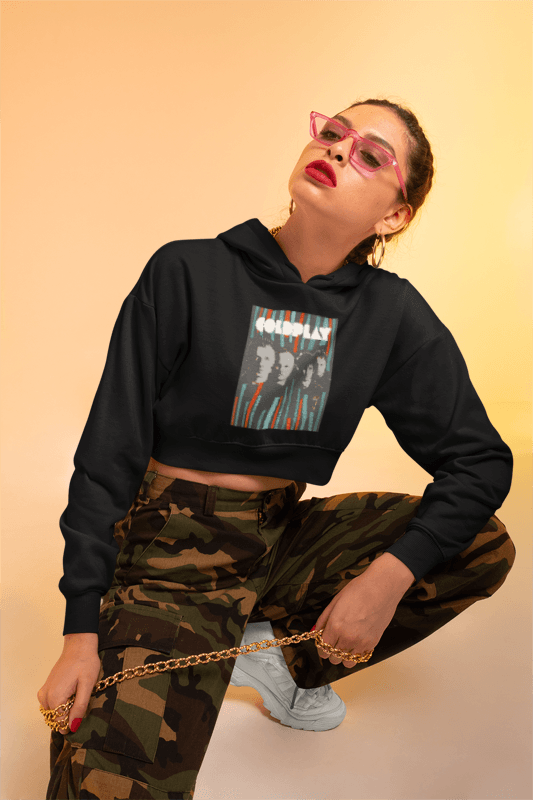 Mayii | Coldplay India Concert 2025 Special Edition Crop Hoodie | Concert Ready - Mayii