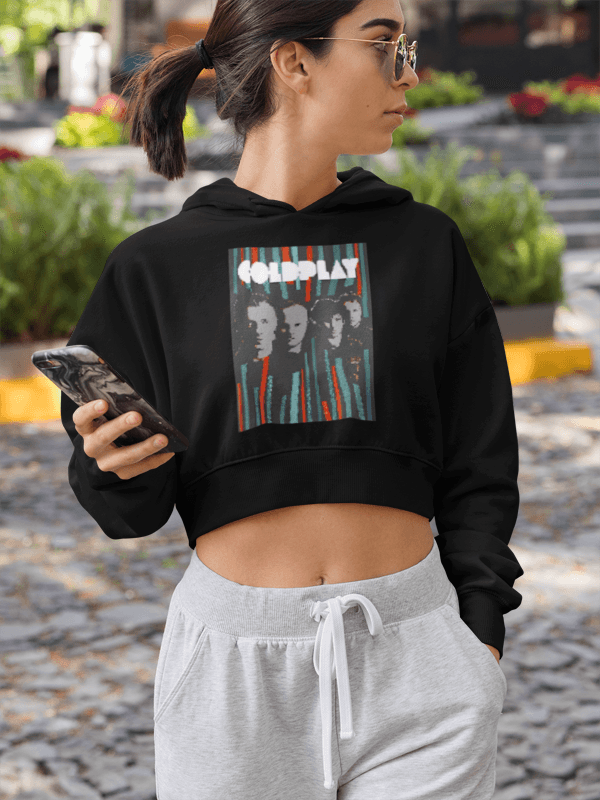Mayii | Coldplay India Concert 2025 Special Edition Crop Hoodie | Concert Ready - Mayii