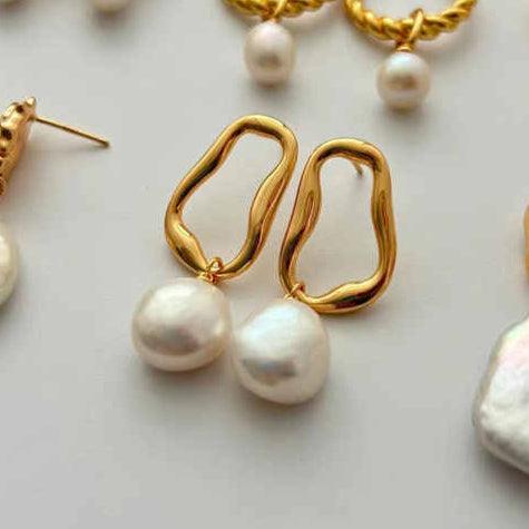 Mayii Ethereal Pearl Drop Earrings - Mayii