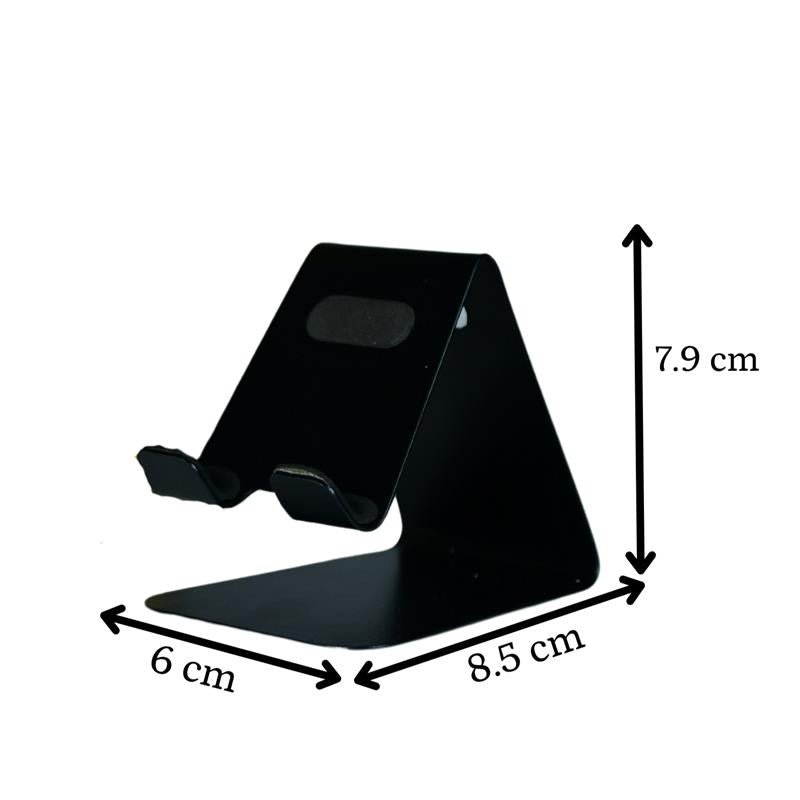 Mayii - Trendy Black Metal Phone Holder - Perfect Gift