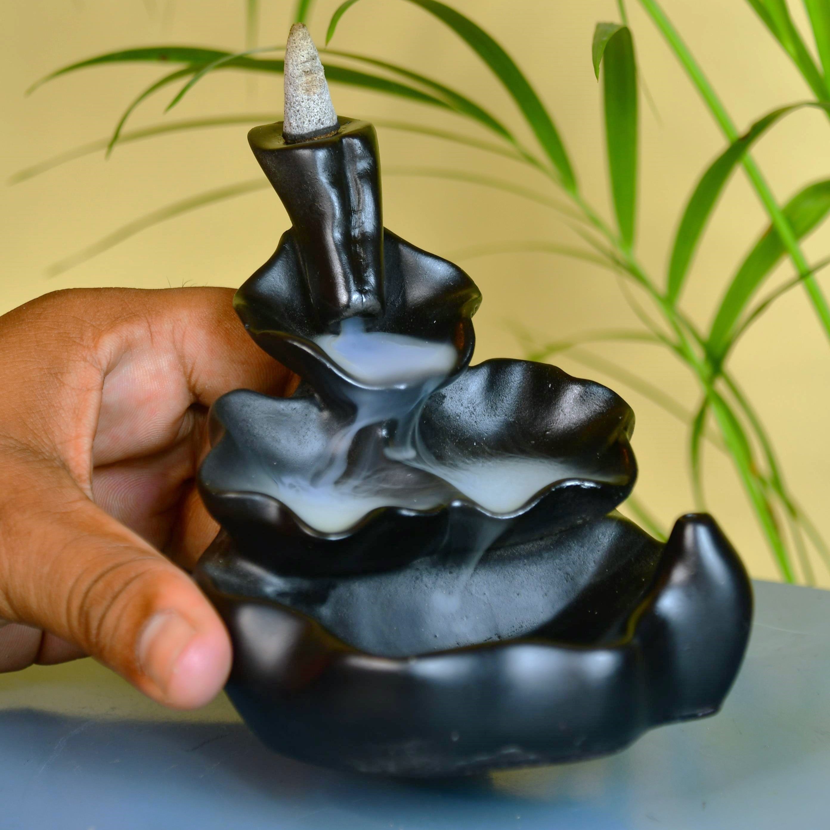 Choti Resin Smoke Fountain by Mayii - Handcrafted Antique Home Decor Piece