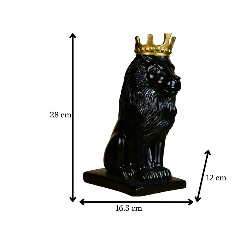 Mayii Black Lion Showpiece