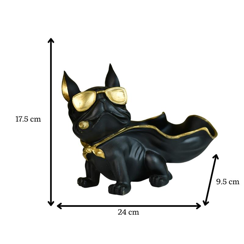 Mayii Resin Caped Dog Showpiece