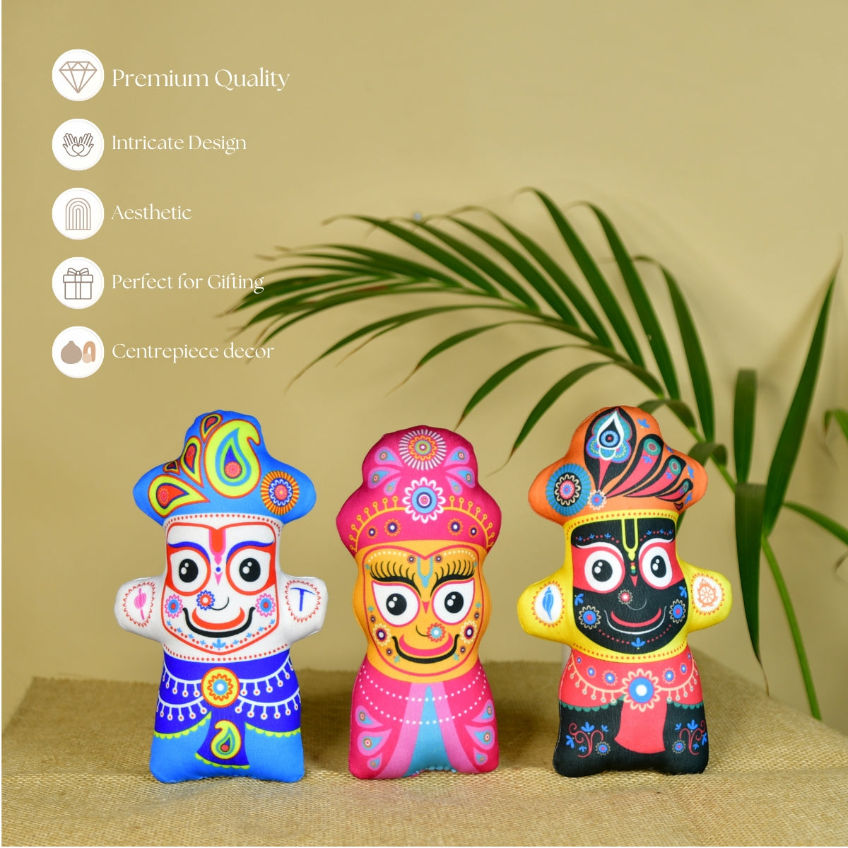 Mayii Stitched Cotton Jagannath Trio