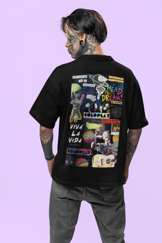 Mayii | Coldplay India Concert 2025 Special Edition Relaxed Oversized Tee | Concert Ready - Mayii