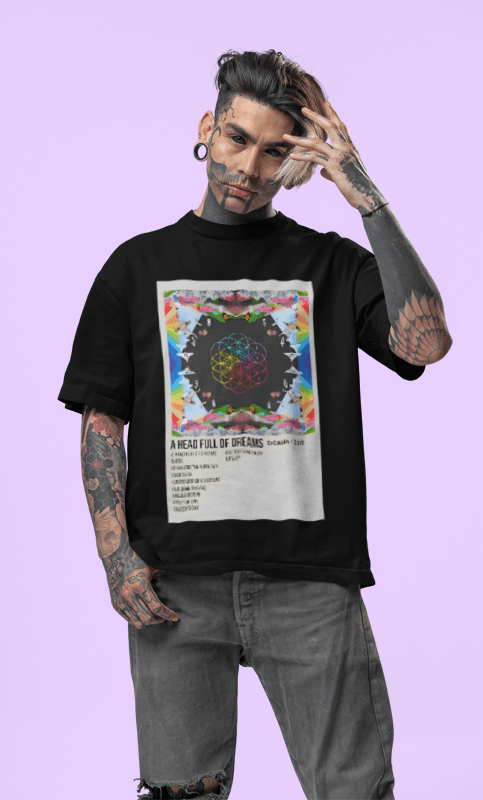 Mayii | Coldplay India Concert 2025 Special Edition Unisex Oversized Tee | Concert Ready - Mayii