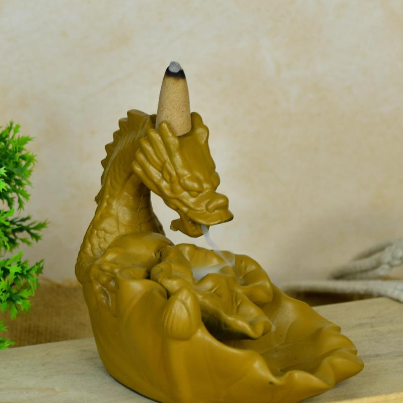 Dragon Smoke Fountain by Mayii - Beautiful Resin Showpiece for Home Decor - MAYII - Mayii