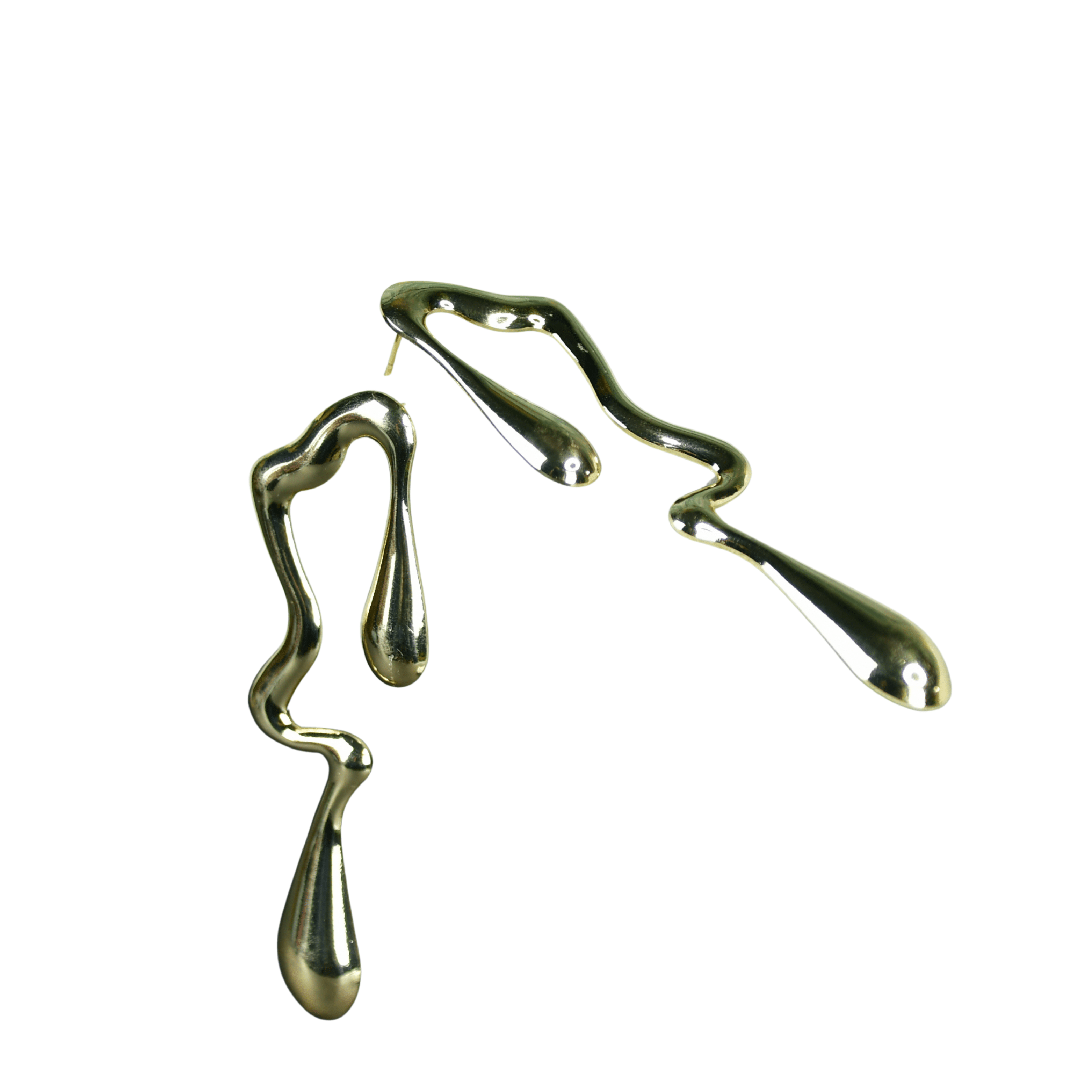 MAYII Abstract Gold Stainless Steel Earrings - One Size - Mayii - Mayii