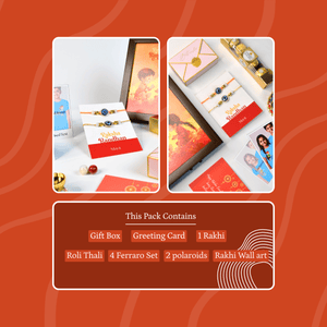 Mayii Exquisite Evil Eye Rakhi Pack of 2 with Roli Chawal and Greeting card combo for Raksha Bandhan and Gifting - Mayii - Mayii