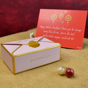 Mayii Exquisite Evil Eye Rakhi Pack of 2 with Roli Chawal and Greeting card combo for Raksha Bandhan and Gifting - Mayii - Mayii