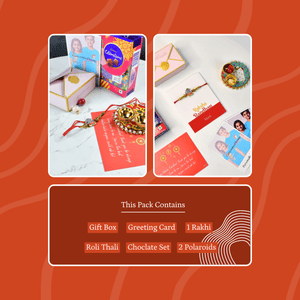 Mayii Exquisite Grey Ganesha Rakhi Pack of 1 with Roli Chawal and Greeting card combo for Raksha Bandhan and Gifting - Mayii - Mayii